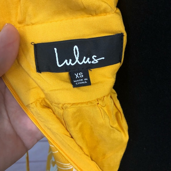 NWT Lulu’s Savanna Golden Yellow Floral Print Maxi Dress - Picture 8 of 11